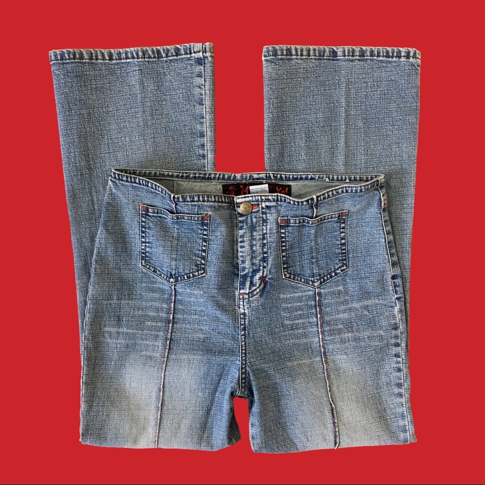 Mudd y2k utility straight leg jeans 26” grunge